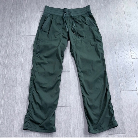 Lululemon Dance Studio Mid-Rise Pant Legacy Green Size 10 Fully Lined Medium - Picture 3 of 9